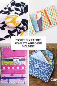 In this step by step tutorial, we show you how to make a card holder, this is an origami tutorial. 9 Cute Diy Fabric Wallets And Card Holders Shelterness