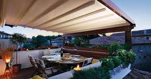 Pergola Cover Systems The Monza Retractable Awnings For Patio Dis Mekan Odalari Teras Apartman Daireleri
