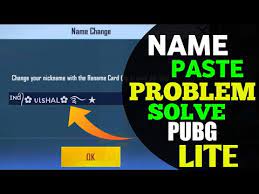 How To Copy Paste Name In Pubg Lite Herunterladen
