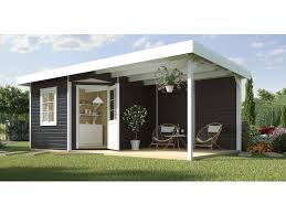 Gartenhaus Designhaus 213 B Gr 2 28 Mm Anthrazit Holzgartenhaus Gartenhaus Mit Terrasse Weka Gartenhaus
