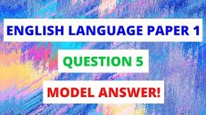 So it's one of the questions that you seriously cannot afford to get wrong. English Language Paper 1 Question 5 Model Answer How To Write A Level 9 Creative Writing Story Youtube
