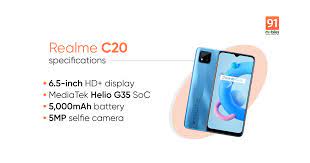 Read about realme c20 key features, price in india, full specifications, expert reviews and get the best exchange price exclusively on cashify. Realme C20 Price Specifications And More Revealed Via E Commerce Listing 91mobiles Com