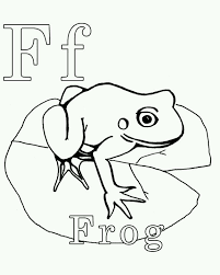Frog Coloring Page Frog Coloring Pages Coloring Pages Letter F