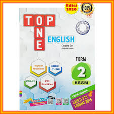 (2)you will be tested on the grammar items which you learnt in forms 1, 2 and 3 such as Buku Latihan Top One Pt3 Kssm English Form 2 Shopee Malaysia