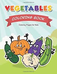 Carrot, cabbage, broad bean, broccoli, corn, green. Vegetable Coloring Book By Coloring Pages For Kids