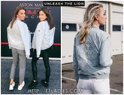 His family has a long association with motor sports: F1ladies Style Unleash The Lion By Victoria Jane Verstappen Bomber Lion Ladies Light Grey 249 00 Facebook