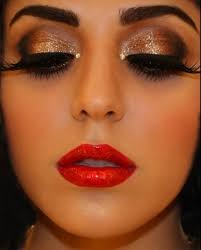 Burlesque Makeup Very Glitzy I Can Do This Dramatic Makeup Eye Makeup Makeup Icons
