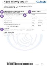 Flexible homeowners insurance policies from a financially solid insurer. Renters Insurance Policy Declarations Allstate