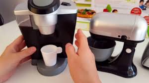 Coffee Maker Kneader And Bread Toaster Just Like Home Playset Kitchen Appliances For Kids Youtube
