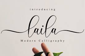 Every letter has a unique. Laila Script Free Fonts Script Handwritten Pixelify Net