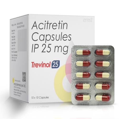 Acitretin Capsules IP 5 MG - TREVINOL 25 Capsule - Pharma