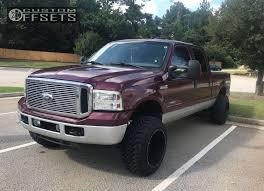 Click on any of the photos and it will pop up and you can. 2005 Ford F 250 Super Duty Wheel Offset Hella Stance 5 Suspension Lift 6 268306 Custom Offsets