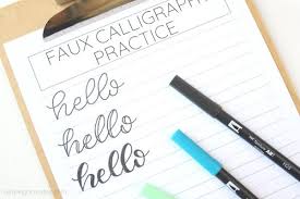 Teacher avatar seven brush strokes maricar ramos, calligraphy & . Create Faux Calligraphy In 3 Easy Steps Kelly Leigh Creates
