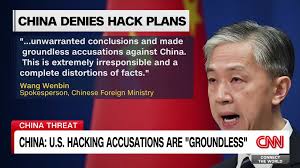 China calls U.S. hacking accusations 'groundless'