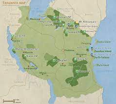 Celebrate your territory with a leader's boast. Tanzania Popular Routes Incl Map