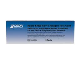 Kurzanleitung für den selbsttest produkt: 5er Set Boson Biotech Rapid Sars Cov 2 Antigen Schnelltest Lidl De