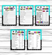 There's a 1979 quiz for everyone. 40th Birthday Party Games Born In 1979 Games 1980s Trivia How Well Do You Know 40 Year 40th Birthday Party Games 40th Birthday Parties Birthday Party Games