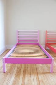 Ikea Tarva Bed Hack Green Healthy Cooking Bed Betthack Cooking Green Hack Healthy Ikea Tarva In 2020 Ikea Kids Bed Ikea Bed Hack Ikea Bed