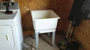 plan to install a utility sink youtube