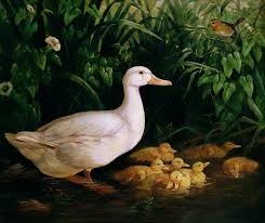 Duck And Ducklings By English School In 2020 Duck And Ducklings Ducklings Duck