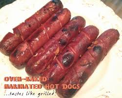 Hot dogs are about as american as baseball and apple pie. Oven Baked Marinated Hot Dogs Wifetime Of Happiness