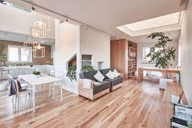 You can use several shades together when creating a monochromatic room. Modern And Minimalist House Design Ideas Applied With Wooden Decor Inside