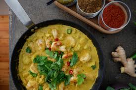 Detesto l'uomo che manda giù il suo cibo non sapendo che cosa mangia. Curry Verde Di Gamberi Gnambox Com