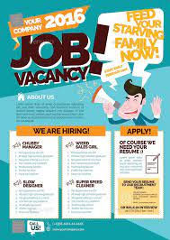 They open the job ad by stating everything they offer to a candidate, including an amazing salary and. Job Vacancy Flyer Recruitment Poster Design Job Poster Poster Design Layout