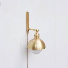 Plug In Wall Sconce Light Minimalist Wall Sconce Light Etsy Plug In Wall Sconce Sconce Lighting Wall Sconce Lighting