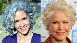 Blue Hair Color For Older Ladies Over 50 Blonde Hair Color 2019 Hair Color Blue Older Women Hairstyles Hair Styles For Women Over 50