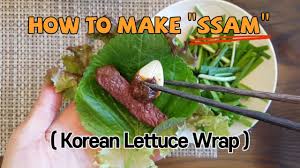 Adding quick pickles of radishes and cucumbers as sides upps it from excellent to outstanding. How To Make Ssam Korean Lettuce Wrap Youtube