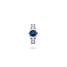 LONGINES WATCH ONLY TIME WOMAN CONQUEST STEEL QUANDRANT BLUE DIAMONDS  BRACELET
