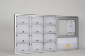 Kombine tarafından apartman posta kutusu paslanmaz çelik. Posta Kutusu