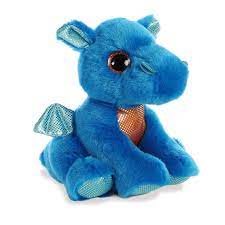 Aurora Sparkle Tales 7 Pet Dragon Dragon Toys Blue Dragon