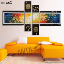 Bild auf leinwand handgemalt unikat groß abstrakt 150x100x3,5 cm. Grosshandel Moderne Abstrakte Kunst Gemalde Handgemalte Leinwand Olgemalde Home Dekorative Wandkunst 4 Teile Satz Abstrakte Kunst Kein Rahmen Von Petbaby 23 28 Auf De Dhgate Com Dhgate