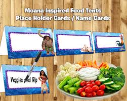 How to make food tent cards. Moana Inspired Food Tent Cards Moana Food Instbirthday