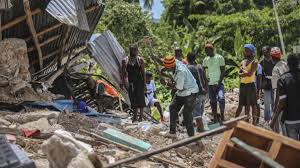 According to the united states geological survey, it struck five miles from the town of petit trou haiti is often suffering from major earthquakes and other disasters. Tmxt1ayw5qisjm