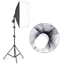 Photography Softbox Lighting Kits For Photo Studio Light Box Professional Lighting Kit With 30w Led Bulb Tripod Auvicenter