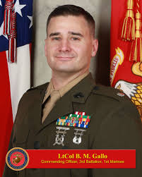 LtCol Benjamin Gallo > 1st Marine Division > Biography