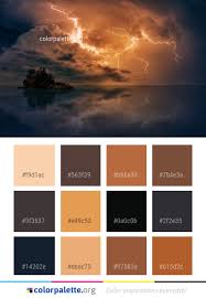 Sky Lightning Thunder Color Palette Colors Inspiration Graphics Design Inspiration Beautiful Colorpalette Palette Color Palette Color Color Inspiration