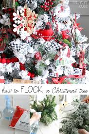 How To Flock A Christmas Tree The Happy Housie