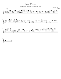 Zelda sheet music for a range of instruments. Lost Woods Loz Oot Flute Solo Sheet Music For Flute Download Free In Pdf Or Midi Flute Flute Sheet Music Sheet Music