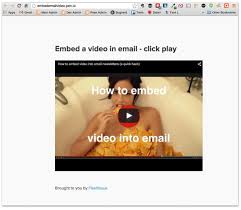 Check spelling or type a new query. How To Embed Video Into Email Newsletters A Quick Hack Flashissue