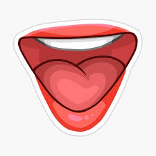 This is the beginning of a youtube series where the artist takes you through the basics of drawing anime. Anime Mouth Happy Smile With Open Mouth Purple Lips Sticker By Satha Redbubble