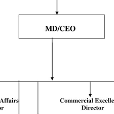The Abridged Organizational Chart Organogram Of Nestle Nig