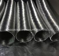 Automotive Aluminized Corrugated Hose Heat Reflective Aluminum Fiberglass  Flexible Protective Tube