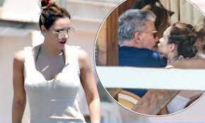 Katharine Mcphee Packs On The Pda With New Husband David Foster On Their Capri Honeymoon Daily Mail Online