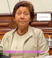 🟣 Con profundo dolor comunicamos el fallecimiento de María Melva Carbajo  Castillo de 79 años de edad, esposa del Ing. Raul Doroteo Neyra y Madre del  Congresista Raúl Doroteo Carbajo, quien partió