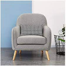qxx lazy chair solid wood sofa single fabric sofa tatami bean bag bedroom office living room parlor chair sponge cushion 78 t wood sofa single sofa fabric sofa