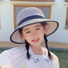 Mũ che nắng HOBBYHUB, Mũ che nắng vành rộng chống tia cực tím cho trẻ em,  Mũ chống nắng thời trang thông thường Du lịch